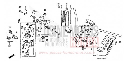 ROHRGRIFF/OBERE BRUECKE GL1500SEV de 1997